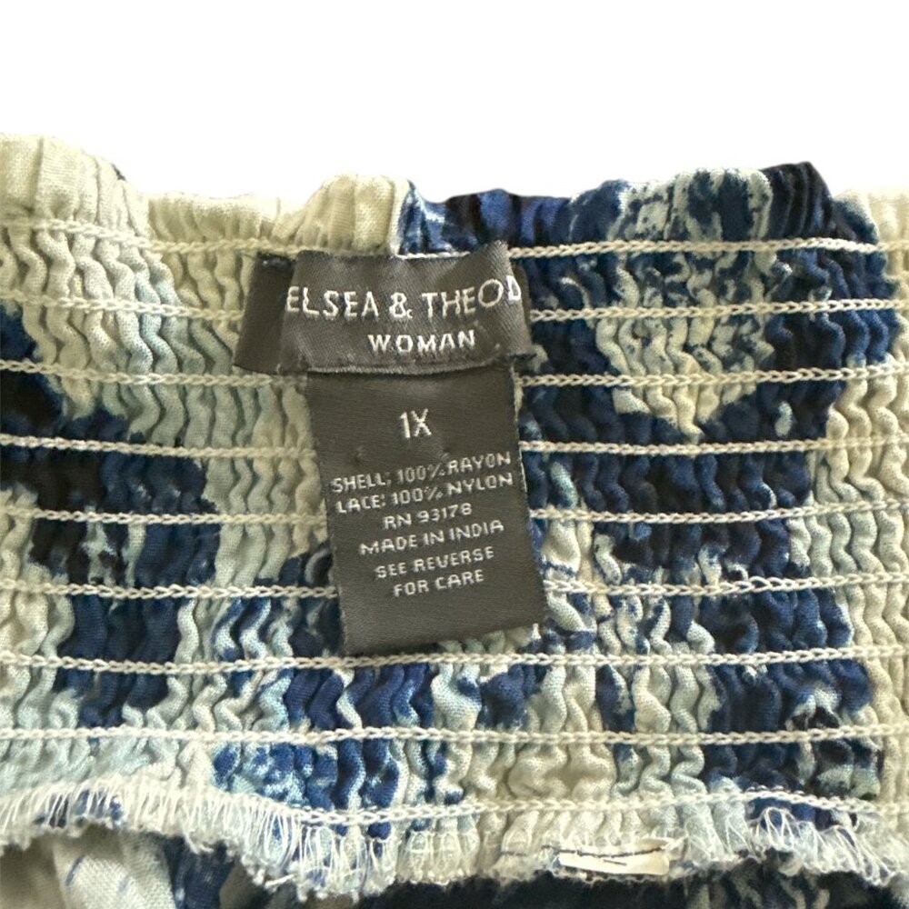 Chelsea & Theodore off the Shoulder Blouse Floral & Lace - Picture 4 of 4